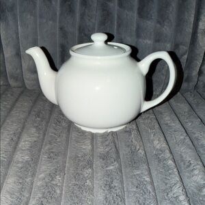 Classic Antique White Teapot